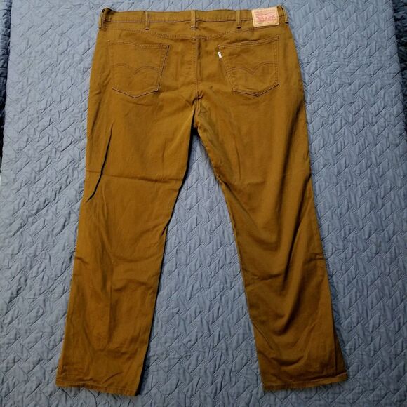 Levis Jeans Mens 46X34 Brown 541 Straight Leg Dark Wash American Denim Casual - Picture 2 of 12